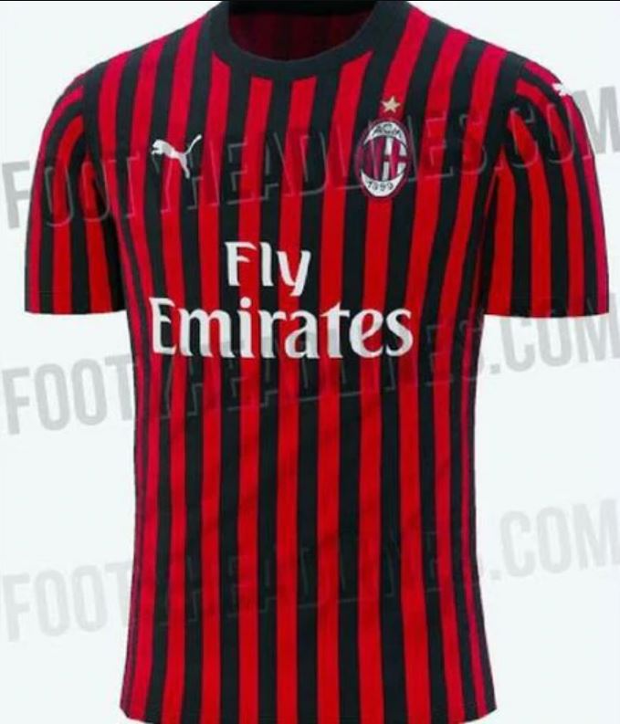  AC Milan - Camisetas Deportivas Temporada 2020