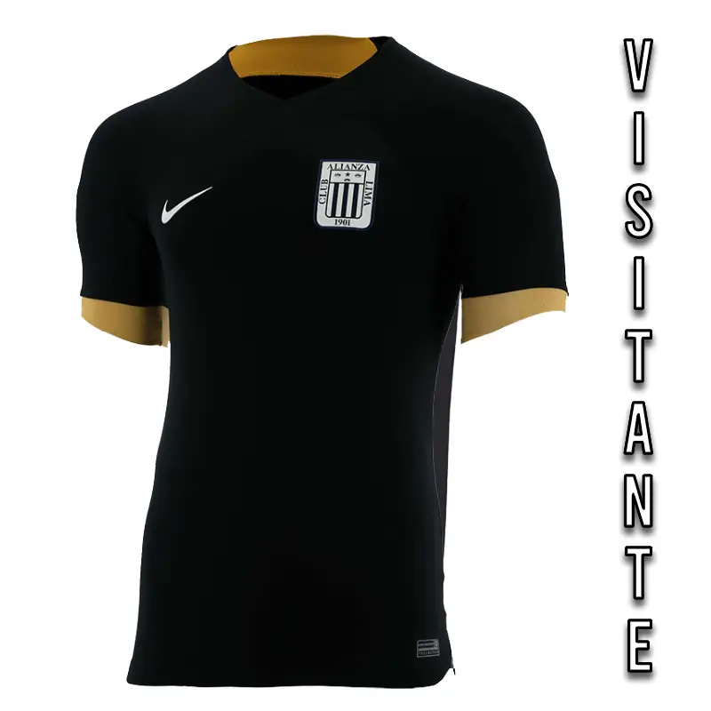 alianza lima camiseta negra